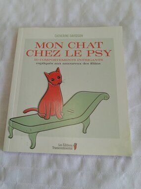Book "Mon chat chez le psy", in French
